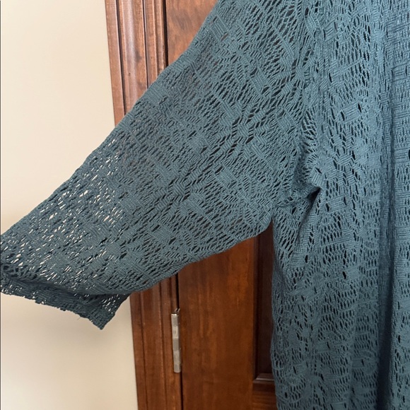 Maurices Dark Green Lace Duster - Picture 3 of 7